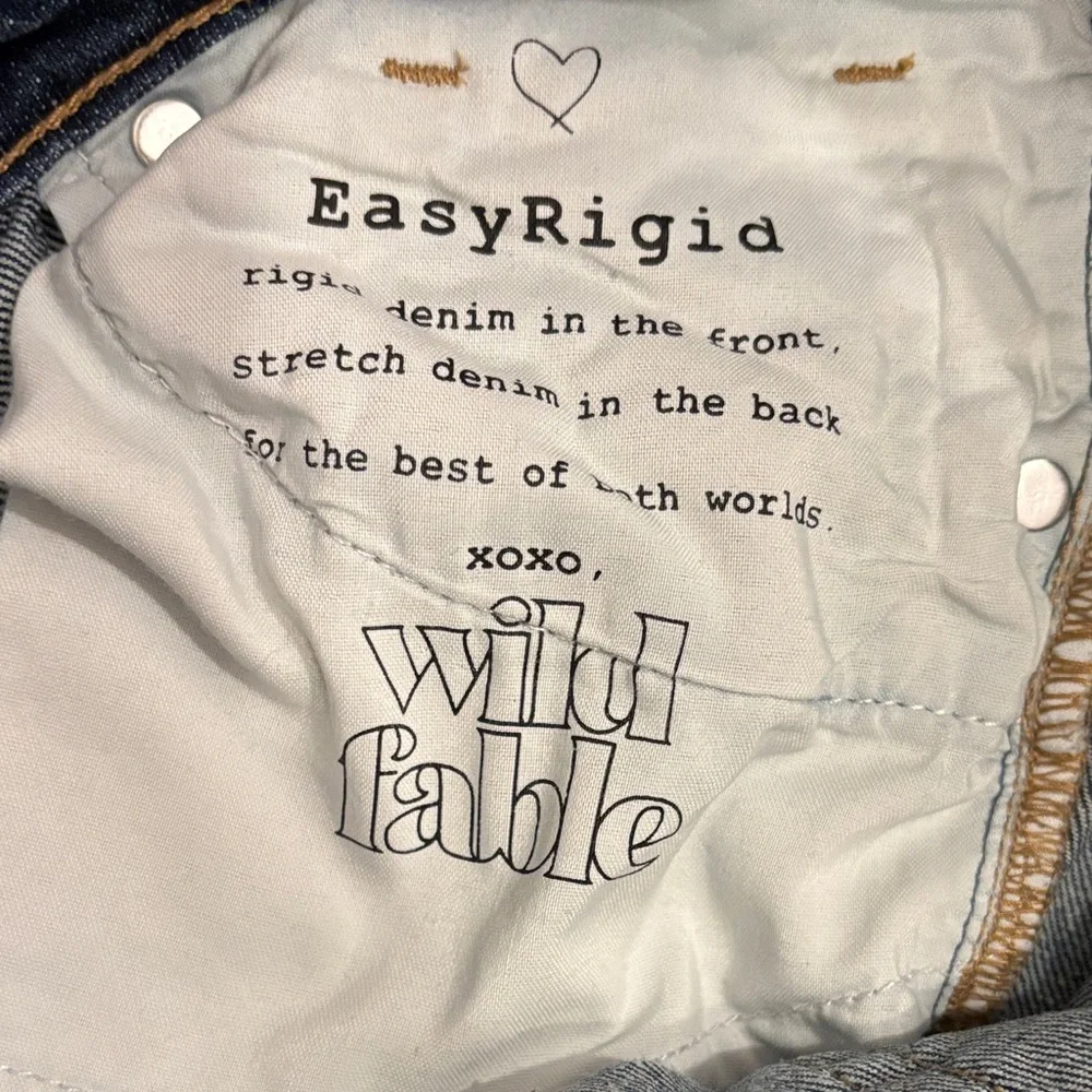 wild fable Low Rise Bootcut Jeans Y2K Acid Wash Stretch Denim - Picture 8 of 8